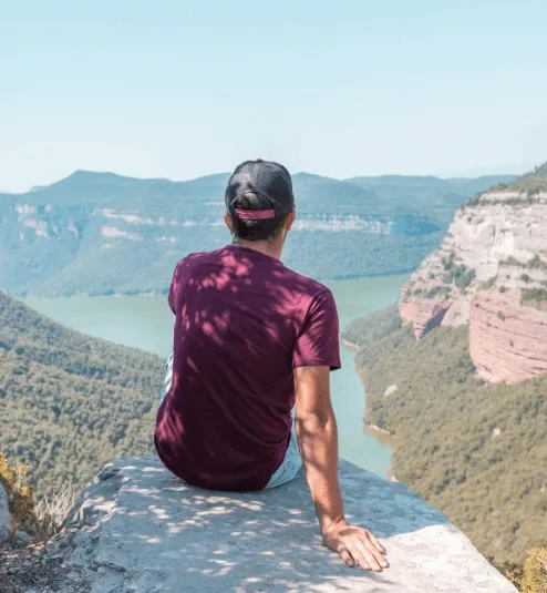 Paysage de montagne dans les Vosges - séjour slow travel en forêt accessible en train